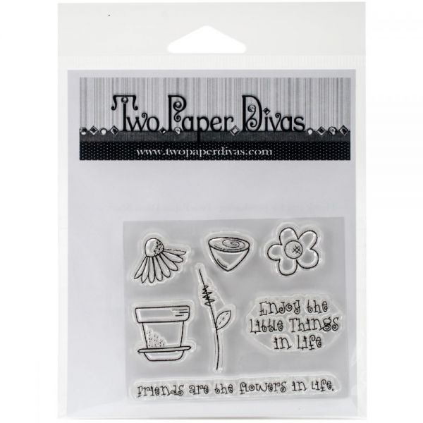 NOTM345340 Two Paper Divas Clear Stamps 6.5"X4.5"