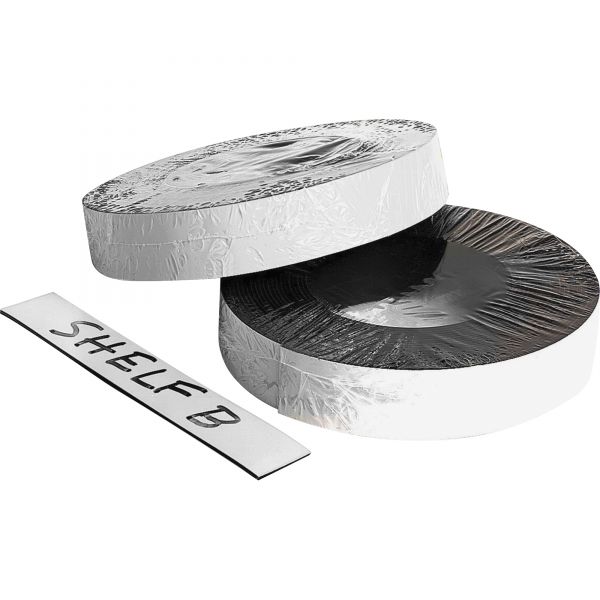 BAU66151 ZEUS Dry Erase Magnetic Label Tape, White,1" x 50 ft.
