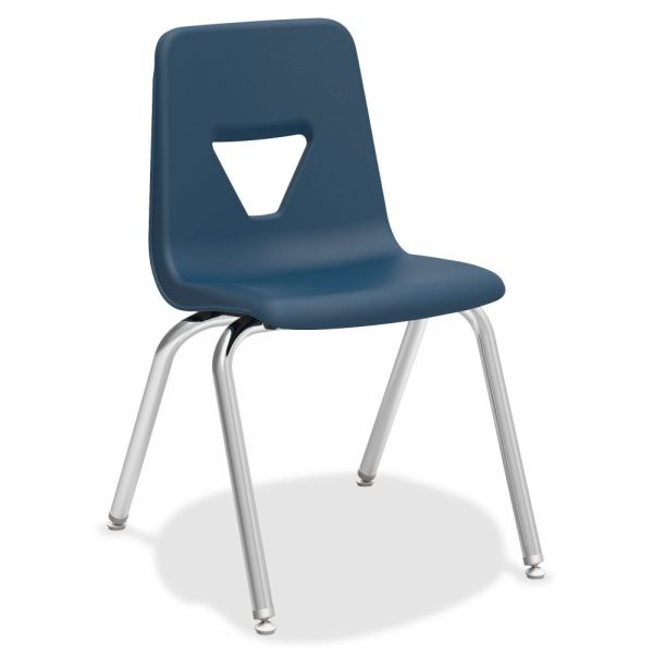 LLR99890 Lorell Plastic Stacking Student Chairs