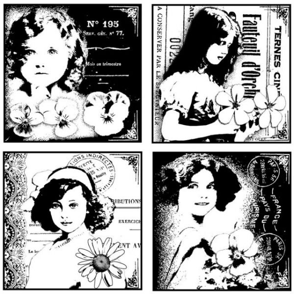 NOTM082602 Crafty Individuals Unmounted Rubber Stamp 4.75"X7" Pkg