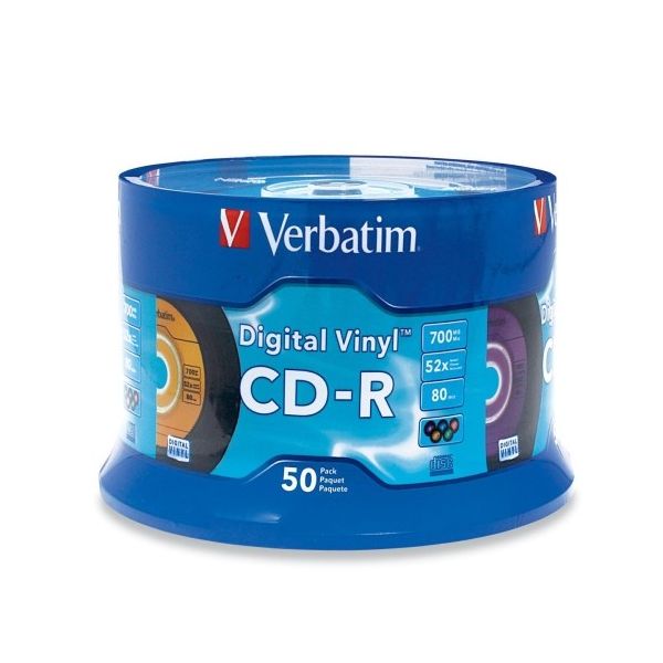 SYNX2484735 Verbatim Digital Vinyl Recordable CD Media
