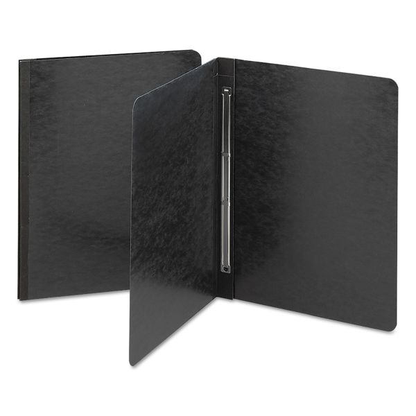 SMD81152 Smead Side Opening PressGuard Report Cover, Prong Fastener, Letter, Black