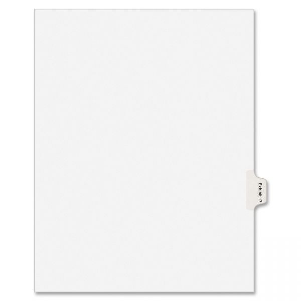 AVE82149 Avery Legal Exhibit Index Dividers