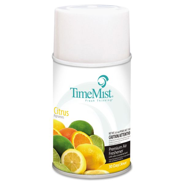TMS1042781EA TimeMist Metered Fragrance Dispenser Refill, Citrus, 6.6oz, Aerosol