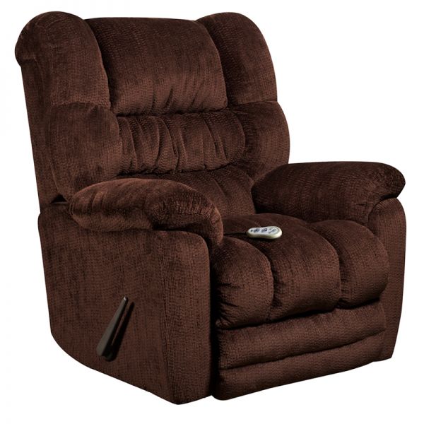 FHFAMH95606452GG Flash Furniture Massaging Temptation Mahogany Microfiber Rocker Recliner with Heat Control