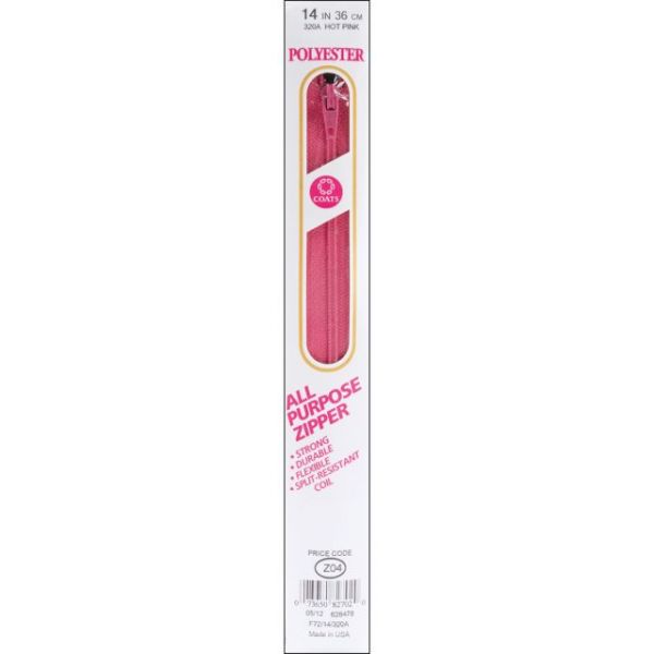 NOTM030156 All-Purpose Plastic Zipper 7"