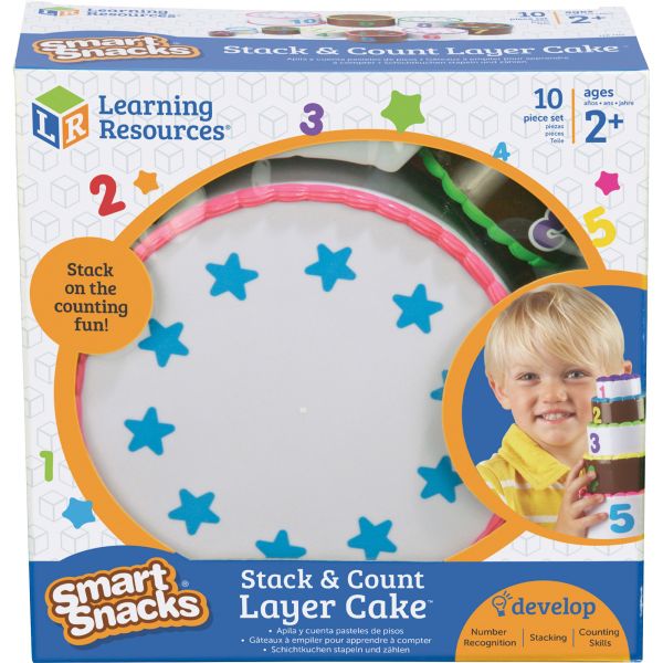 LRNLER7312 Smart Snacks Stack Count Cake
