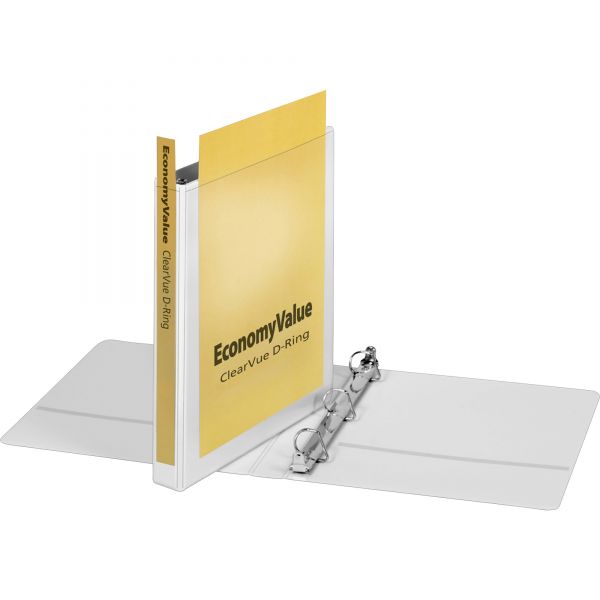CRD90103 Cardinal EconomyValue ClearVue 1" 3-Ring View Binder