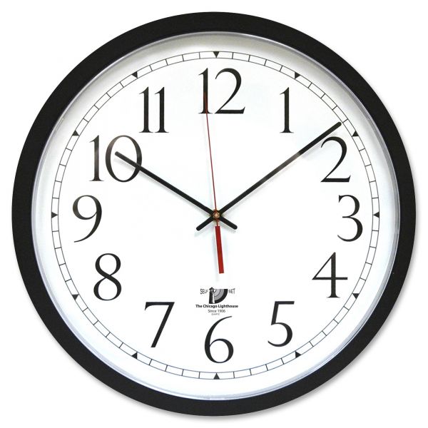 ILC67800613 Chicago Lighthouse Self-Set Wall Clock
