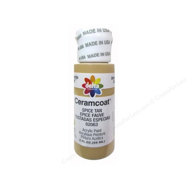 NOTM131215 Ceramcoat Spice Tan Acrylic Paint
