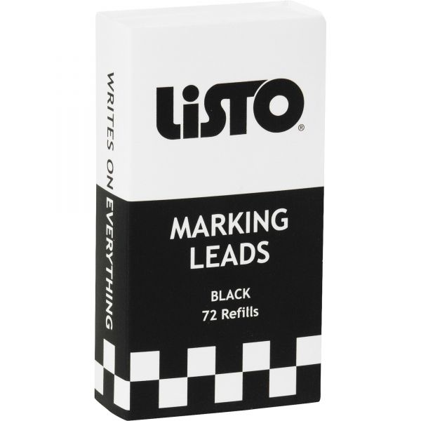 LIS162BBK Listo Marking Pencil Refills