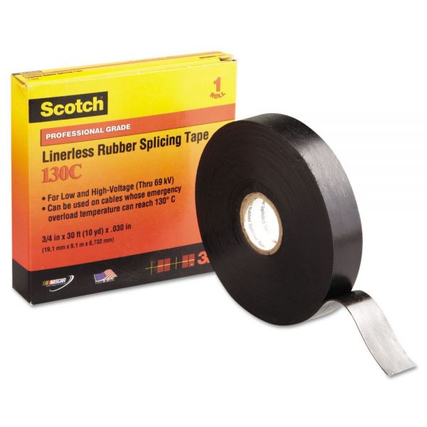 MMM41717 3M Scotch 130C Linerless Splicing Tape, 3/4' x 30ft