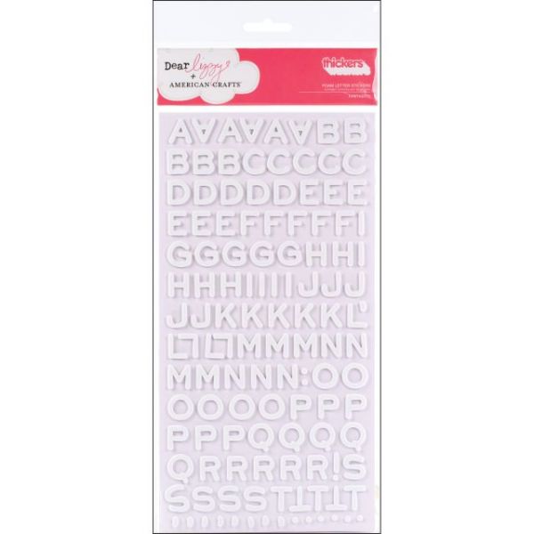 NOTM219909 Thickers Foam Stickers 6"X11" Sheets 2/Pkg