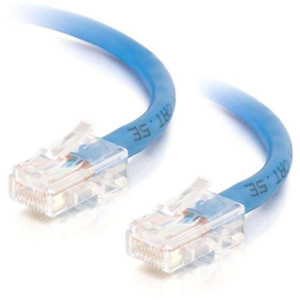 SYNX1778320 7ft Cat5e Non-Booted Crossover Unshielded (UTP) Network Patch Cable - Blue