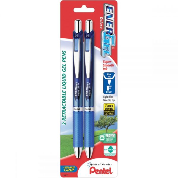 NOTM377275 EnerGel RTX Retractable Liquid Gel Pen .5mm 2/Pkg