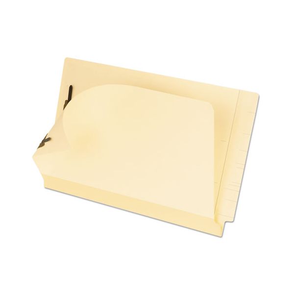 PFX13220 Pendaflex Laminated Spine End Tab Folder with 2 Fasteners, 11 pt Manila, Legal, 50/Box