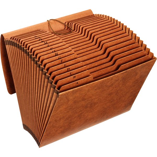 PFXR119ALHD Pendaflex Heavy-Duty Expanding File, 21 Pockets, 1/3 Tab, Legal, Brown