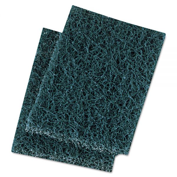 BWK188 Boardwalk Extra Heavy-Duty Scour Pad, 3 1/2 x 5, Blue/Gray, 20/Carton