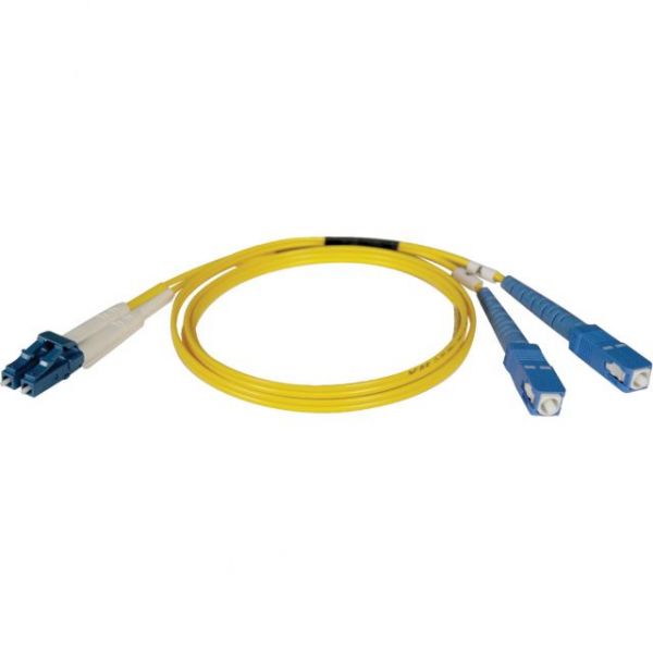SYNX1058422 Tripp Lite 1M Duplex Singlemode 8.3/125 Fiber Optic Patch Cable LC/SC 3' 3ft 1 Meter