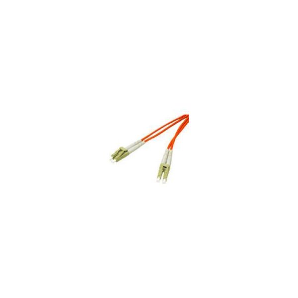SYNX1775834 10m LC-LC 50/125 OM2 Duplex Multimode PVC Fiber Optic Cable - Orange