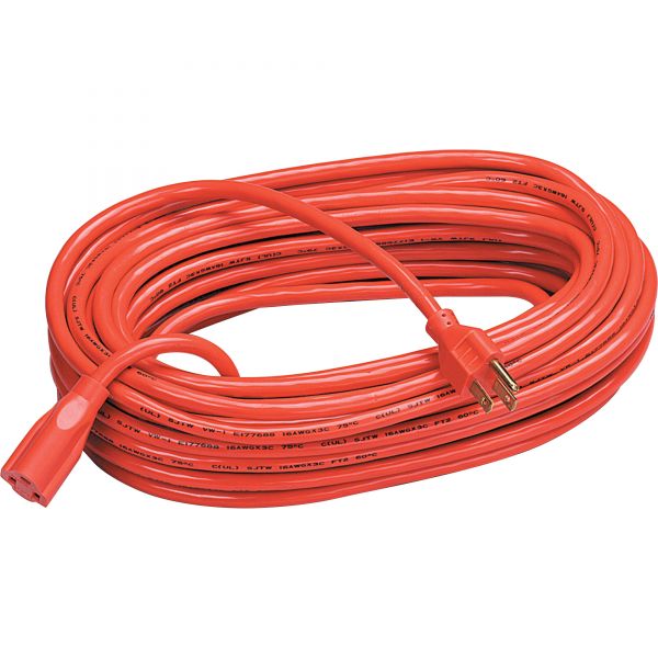 FEL99599 Fellowes Heavy Duty Indoor/Outdoor 100' Extension Cord