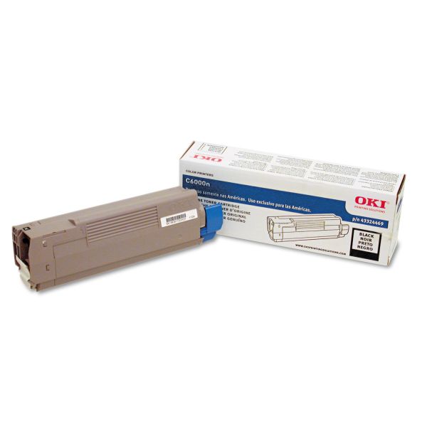 OKI43324469 Oki 43324469 Toner, 5000 Page-Yield, Black