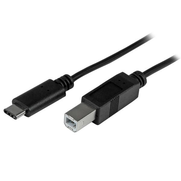 SYNX4284042 StarTech.com 1m (3ft) USB-C to USB-B Cable - M/M - USB 2.0 - USB Type-C to USB Type-B Cable