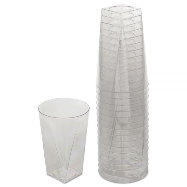 WNARSMT101516 WNA Milan Tumblers, 10 oz, Plastic, Clear, 16 Tumblers/Bag, 15 Bags/Carton