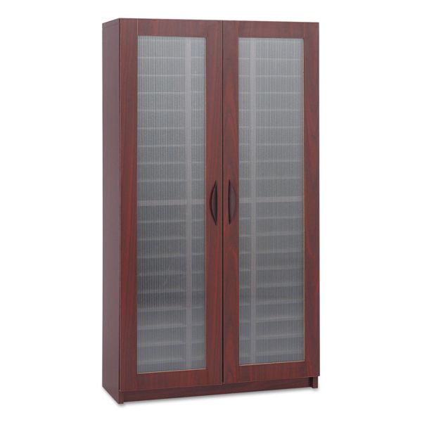 SAF9355MH Safco Literature Organizer, Particleboard/Polycarbonite, 60 Compartments, Mahogany