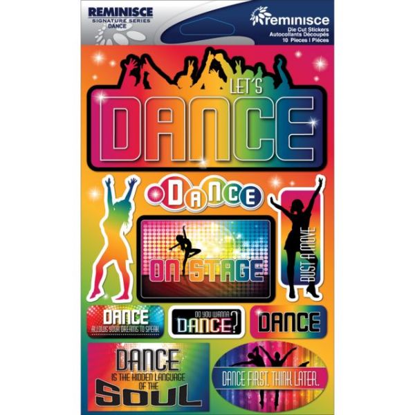 NOTM376096 Signature Dimensional Stickers 4.5"X6" Sheet