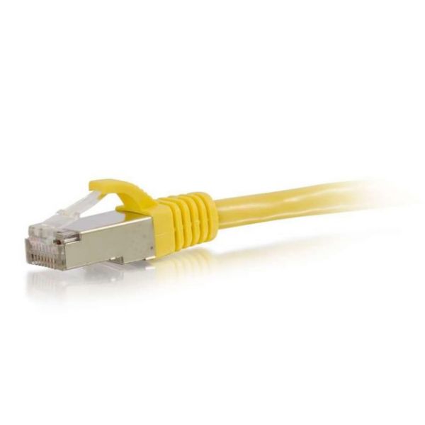 SYNX3638108 C2G 14ft Cat6 Snagless Shielded (STP) Network Patch Cable - Yellow