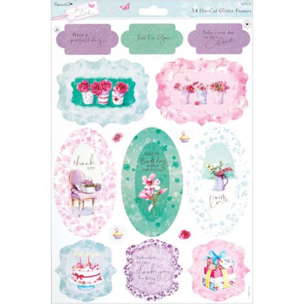 NOTM499685 Papermania Lucy Cromwell Die-Cut Frames A4 Sheet