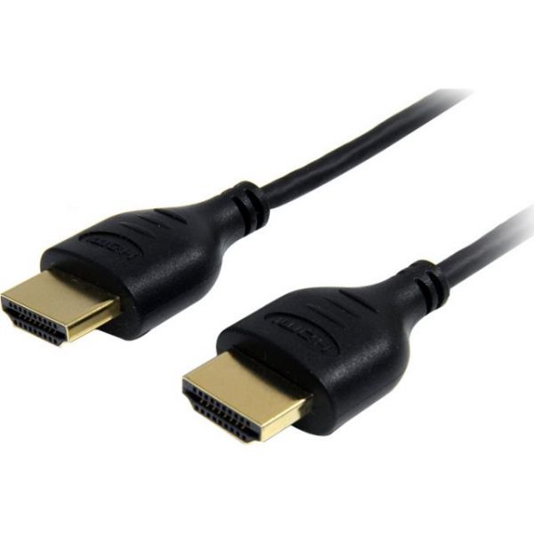 SYNX2943759 StarTech.com 3 ft Slim High Speed HDMI Cable with Ethernet - HDMI - M/M