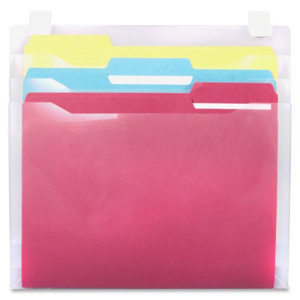 AVT75316 Advantus Transparent Panel Wall File Pockets