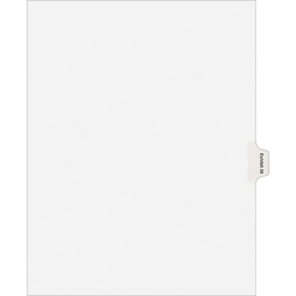 AVE82158 Avery Legal Exhibit Index Dividers