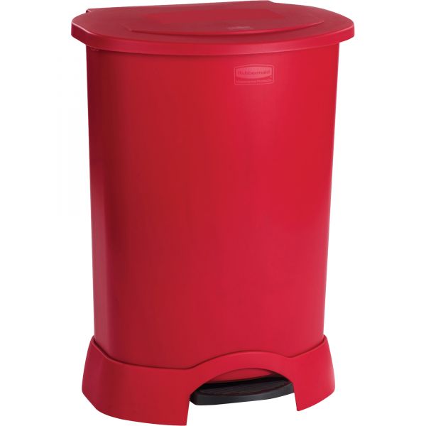 RCP6147RD Rubbermaid Step-On 30 Gallon Trash Can With Lid