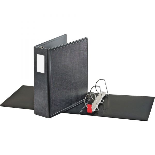 CRD14032 Cardinal SuperLife Easy Open Locking Slant-D Ring Binder, 3" Cap, 11 x 8 1/2, Black