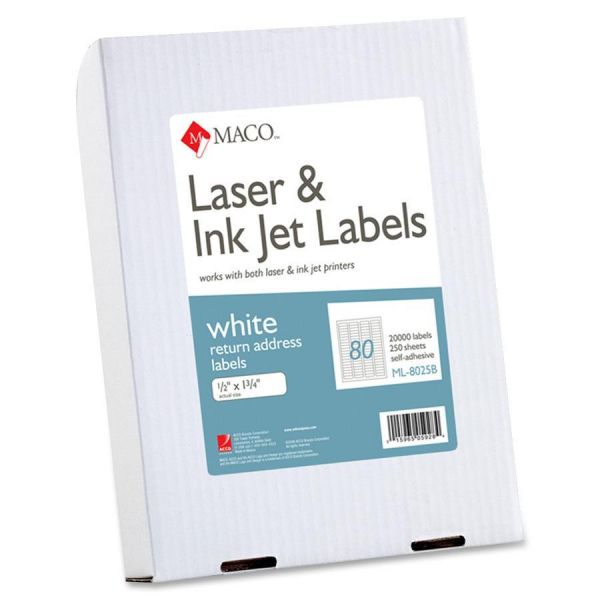 MACML8025B Maco Return Address Labels