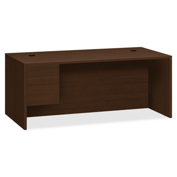 HON10586LMOMO HON 10500 Series Left Pedestal Desk | 1 Box / 1 File Drawer | 72"W