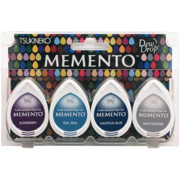NOTM215499 Memento Dew Drop Dye Ink Pads 4/Pkg