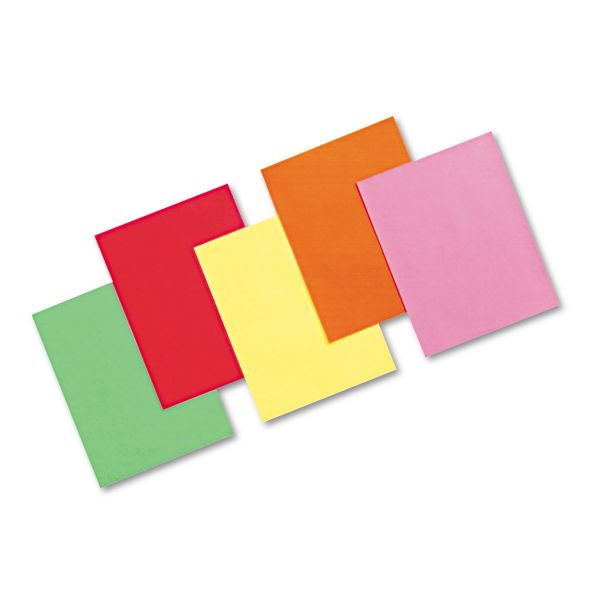 PAC101105 Pacon Array Colored Bond Paper, 24 lb, 8 1/2 x 11, Assorted Brights, 500 Sheets/Ream