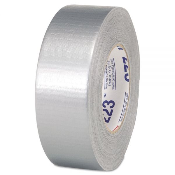 BER681024 Polyken Duct Tape, 2" x 60yds, Silver, 24/Carton