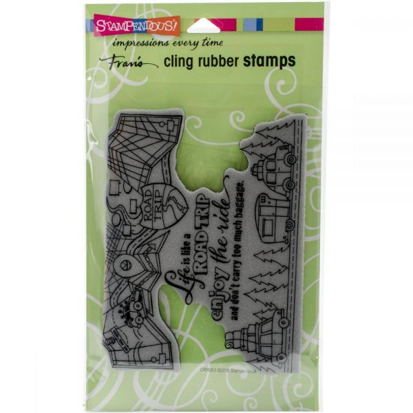 NOTM291316 Stampendous Fran's Cling Stamps 7.75"X4.5"
