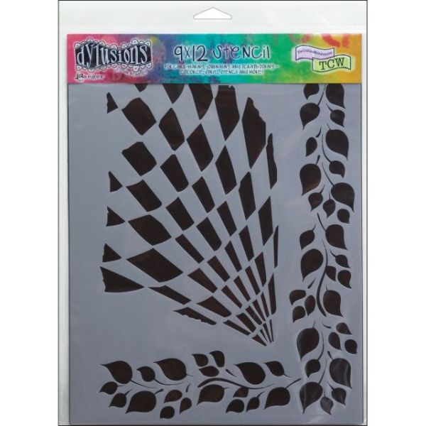 NOTM215820 Dyan Reaveley's Dylusions Stencils 9"X12"
