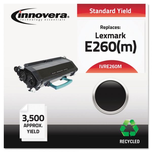 IVRE260M Innovera Remanufactured E260(M) (E260M) MICR Toner, Black