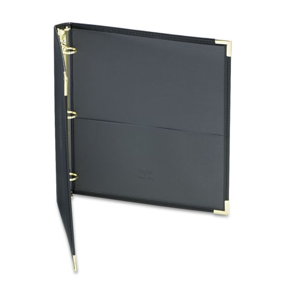 SAM15130 Samsill Classic Collection 3-Ring Binder, 1" Capacity, Round Ring, Black