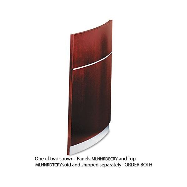 MLNNRDECRY Tiffany Industries Napoli Veneer Desk End Panels, 37-1/4w x 29-1/2h, Cherry, Two per Set