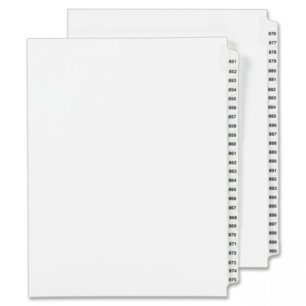 AVE01357 Avery Standard Collated Legal Exhibit Divider Sets - Avery Style