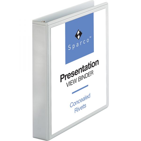 SPR05721 Sparco Standard 1 1/2" 3-Ring View Binder