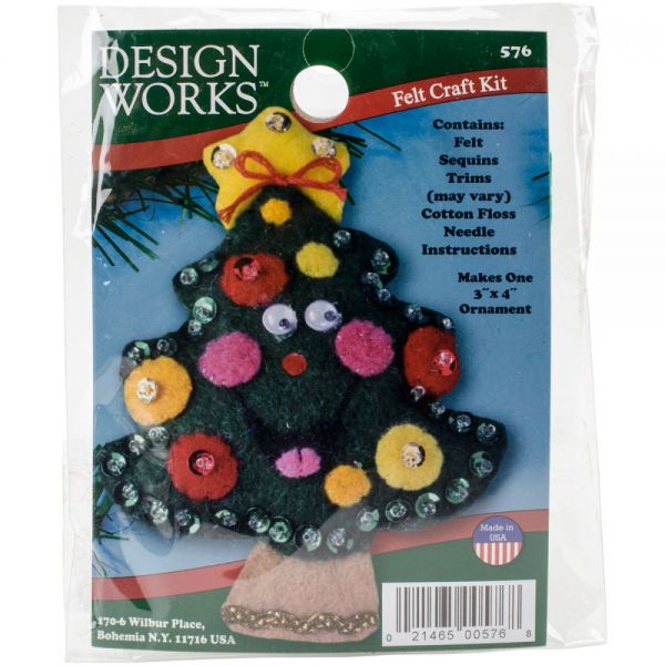 NOTM261052 Tree Ornament Felt Applique Kit